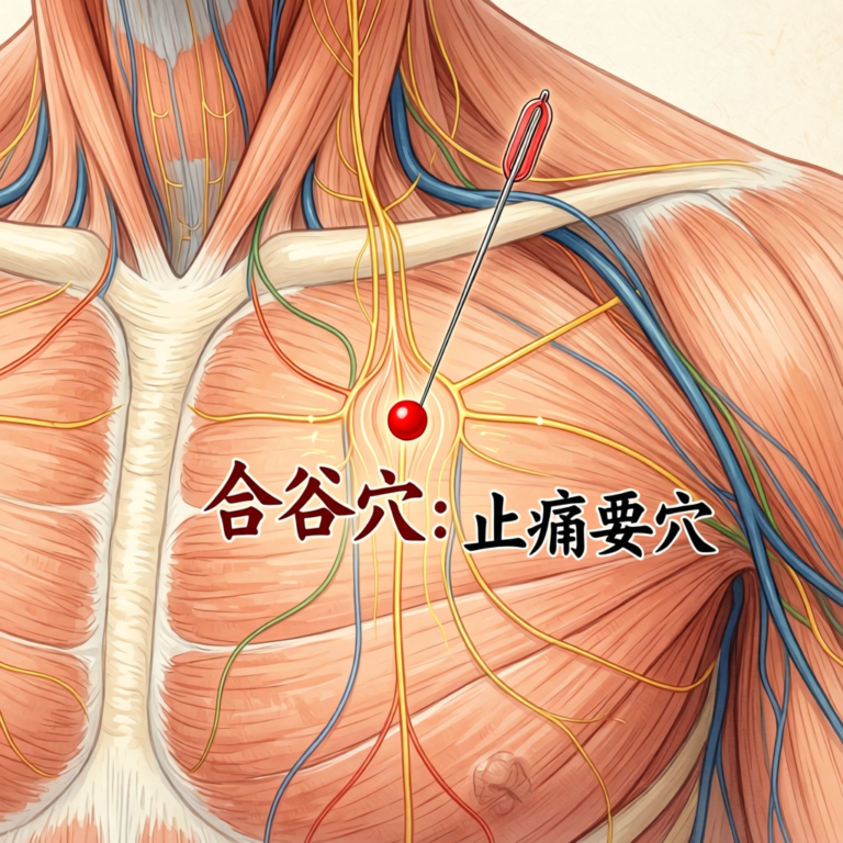 合谷穴:止痛要穴,头痛牙痛按一按