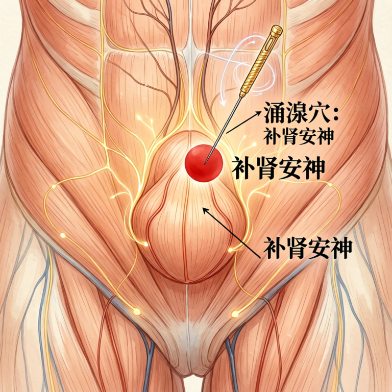 涌泉穴：补肾安神的养生要穴