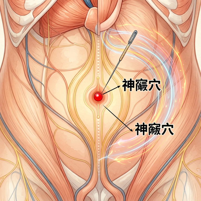 神阙穴（肚脐）：调理脾胃的保健要穴