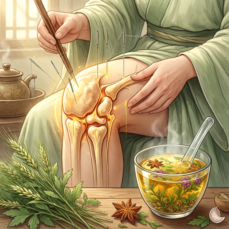 膝关节炎的中医调理:缓解疼痛保护关节