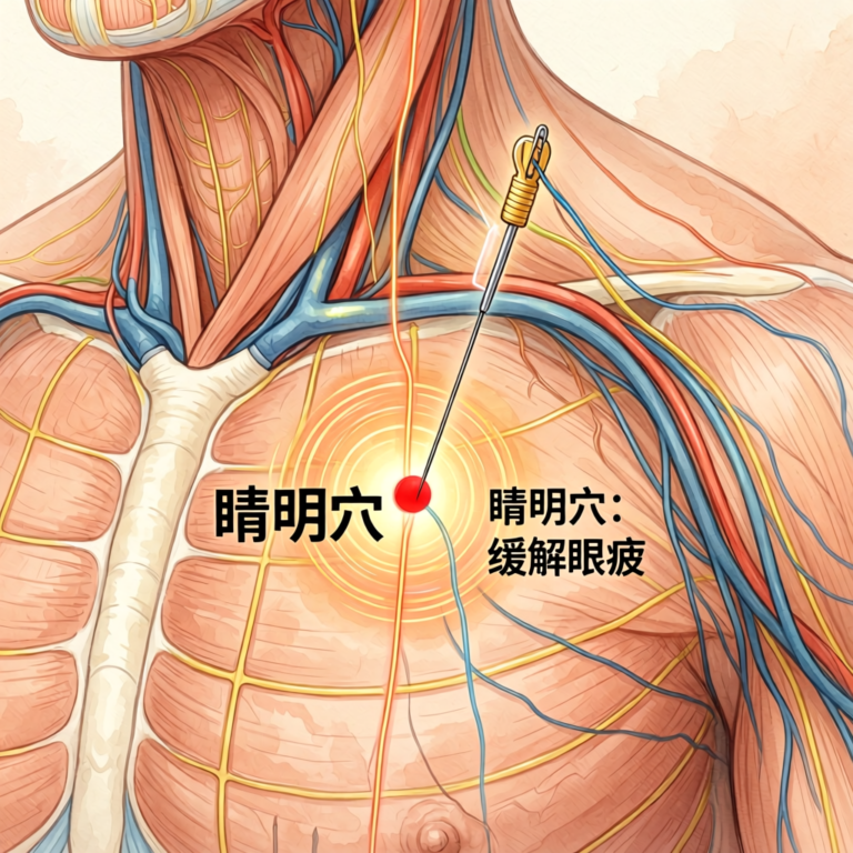 睛明穴：缓解眼疲劳的眼部要穴