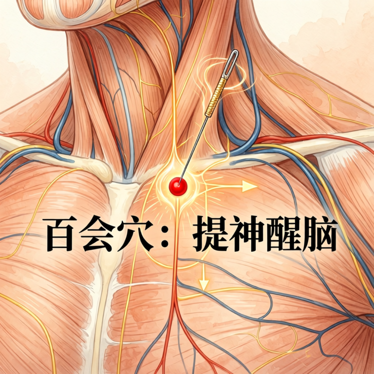 百会穴:提神醒脑的头顶要穴